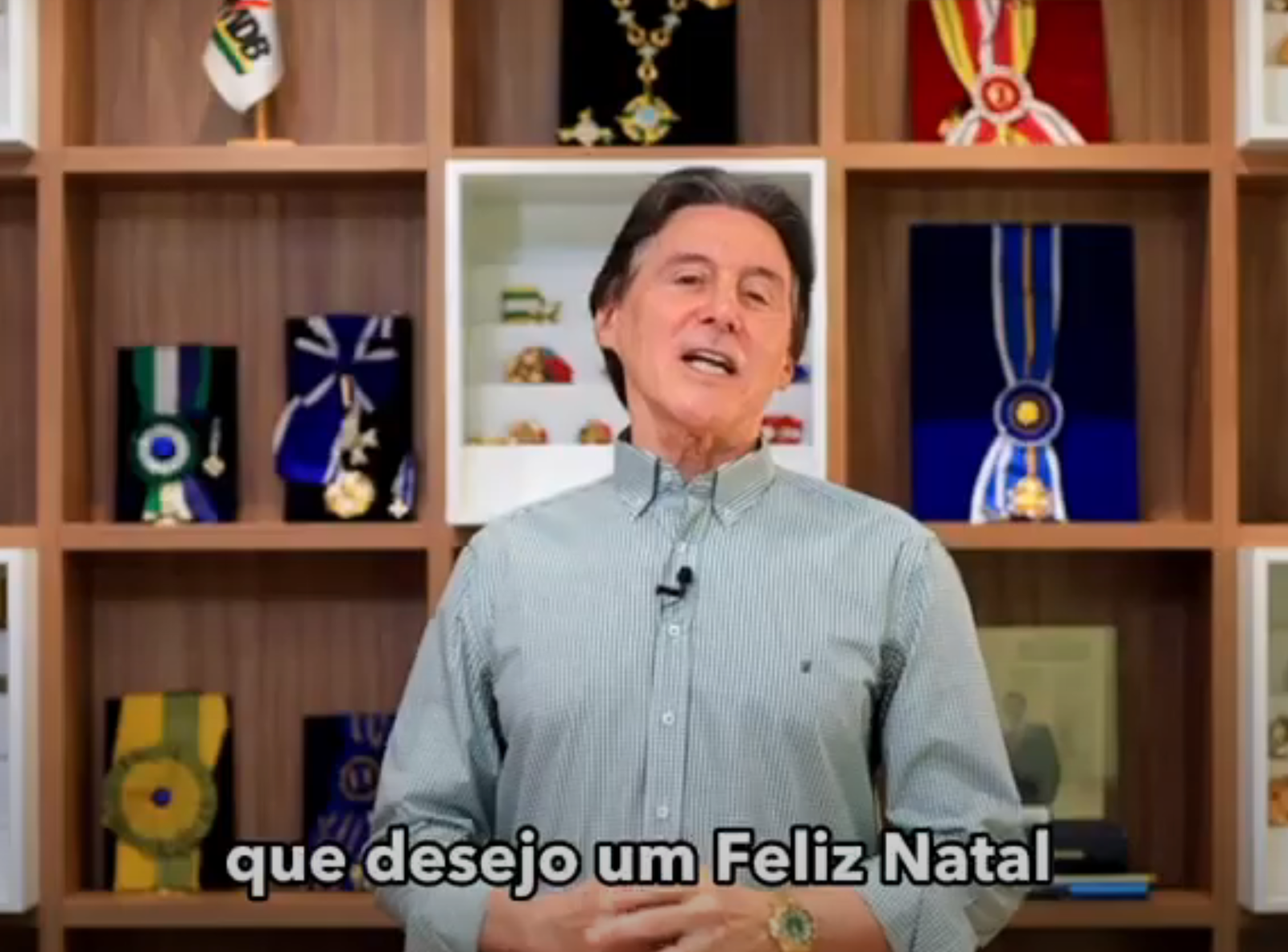 E a mensagem de Natal de Eunício Oliveira