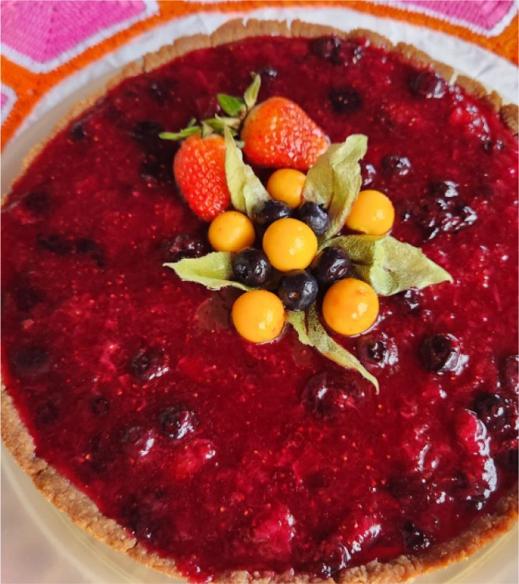 Cheesecake de frutas vermelhas