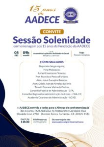 Associação dos Administradores do Ceará comemora 15 anos de fundação