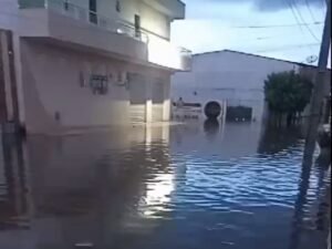 Chuva de 100 mm faz sertão virar mar em Quixadá