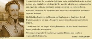 Há 200 anos, D. Pedro I outorgava a primeira Constituição do Brasil