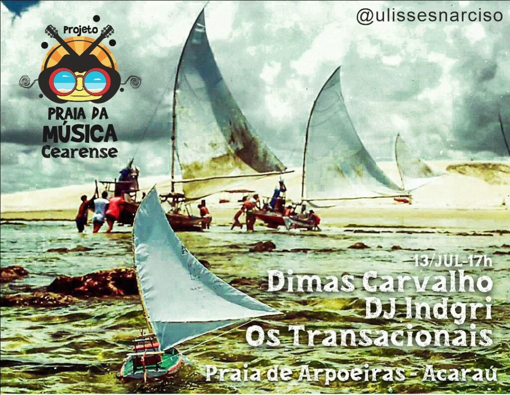 Acaraú vai receber o "Projeto Praia da Música Cearense" neste sábado 7 Blog do Eliomar