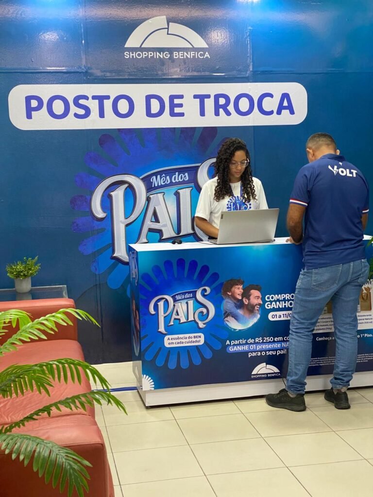 Dia dos Pais - Shopping Benfica e Natura presenteiam a clientela 2 Blog do Eliomar