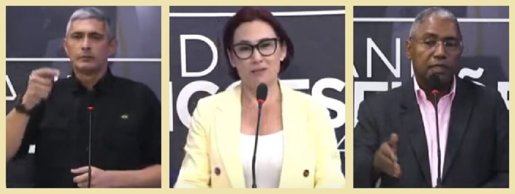Catanho usa experiência de gestão e se sai melhor no Debate Band Caucaia 5 Blog do Eliomar