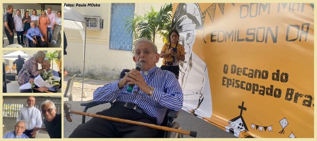 Dom Edmilson agradece a Deus e aos pais por seus 100 anos de idade, completados hoje 7 Blog do Eliomar