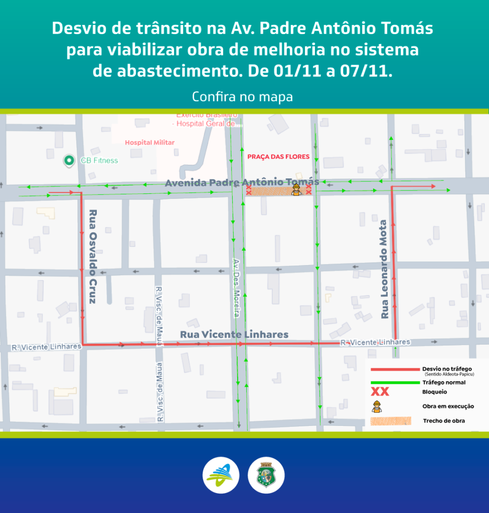 Cagece realiza melhorias no abastecimento de água em Fortaleza 3 Blog do Eliomar