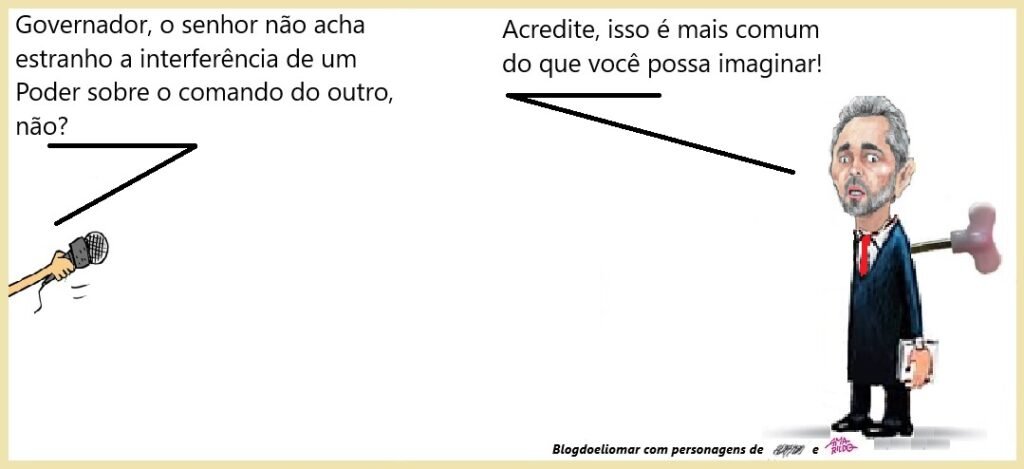 "E na 'nomeação' do novo presidente da Alece..." - A Charge do Blogdoeliomar 10 Blog do Eliomar