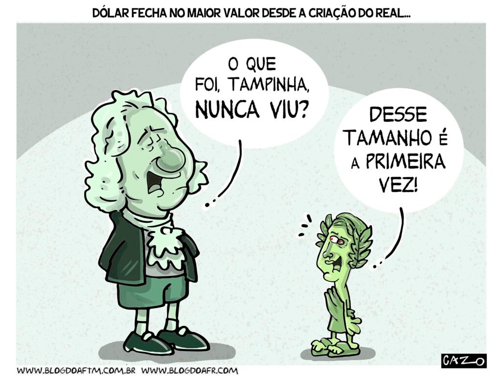 E falando em subida do dólar... - Por Gazo 10 Blog do Eliomar