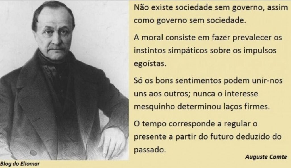 Há 168 anos nascia o filósofo francês Auguste Comte, pai do positivismo 9 Blog do Eliomar