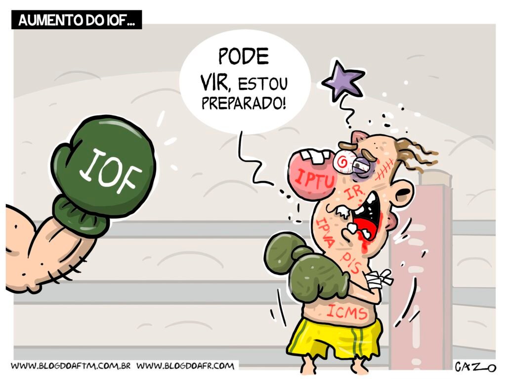 Aumento do IOF - Por Gazo 8 Blog do Eliomar