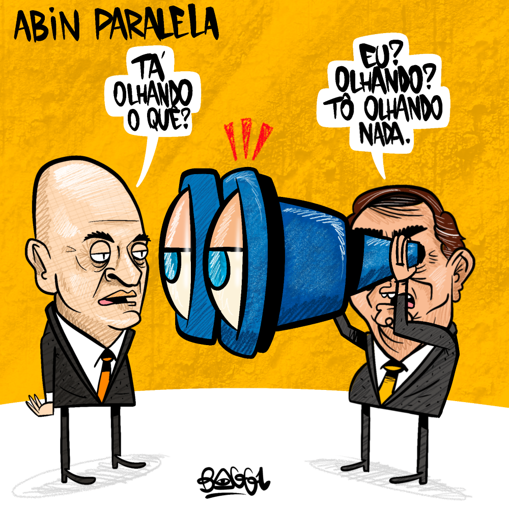 Pelo buraco da fechadura... - Por Baggi 4 Blog do Eliomar
