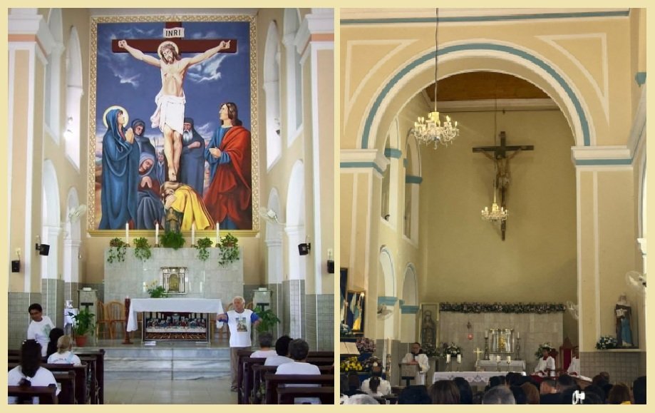 Que pecado! Pintura de duas décadas e meia é removida de igreja em Canindé 1 Blog do Eliomar