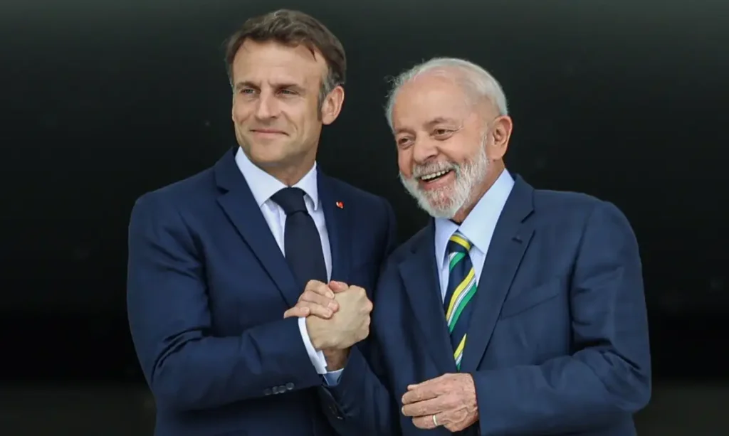 Lula pede que Macron “abra seu coração” para acordo com Mercosul 6 Blog do Eliomar