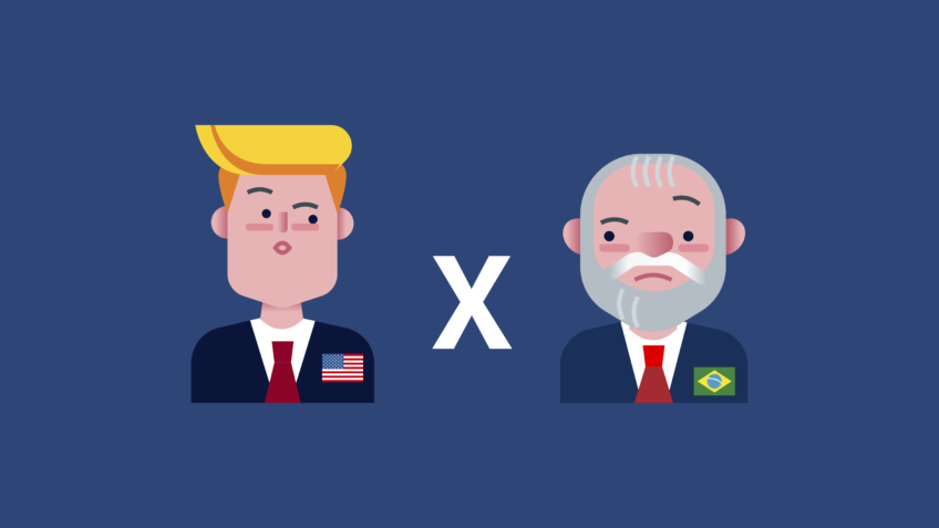 Lula X Trump - Por Jonatas 8 Blog do Eliomar