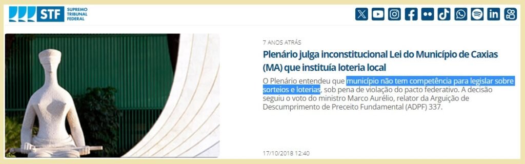 Caucaia viola pacto federativo e cria loteria municipal, na contramão dos danos sociais das bets 3 Blog do Eliomar