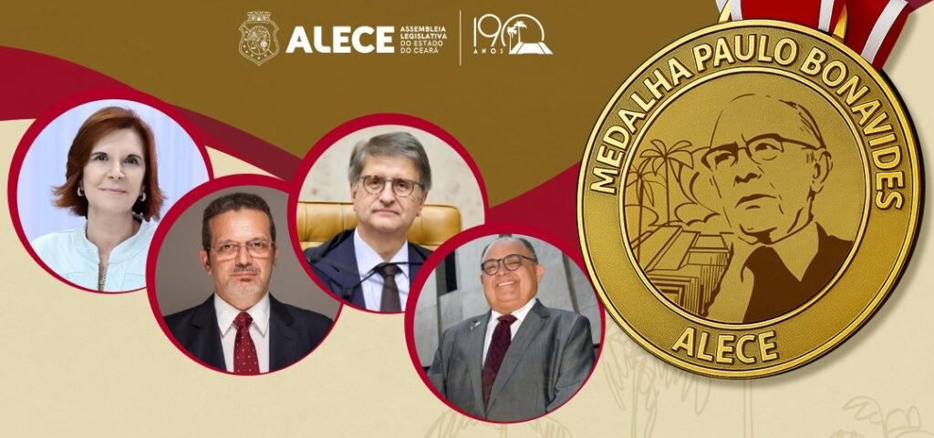 Medalha Paulo Bonavides - Alece homenageia grandes nomes do Direita nesta noite 1 Blog do Eliomar