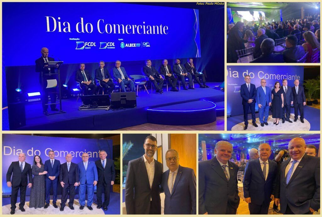 Dia do Comerciante - Ministro Raul Araújo Filho recebe Troféu Clóvis Rolim 1 Blog do Eliomar