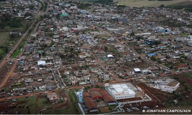 Arquidiocese de Fortaleza adere campanha solidária pelas vítimas do tornado no Paraná 2 Blog do Eliomar