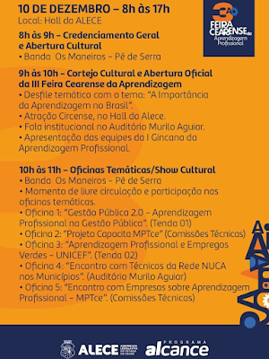Assembleia Legislativa promove a III Feira Cearense de Aprendizagem Profissional 1 Blog do Eliomar