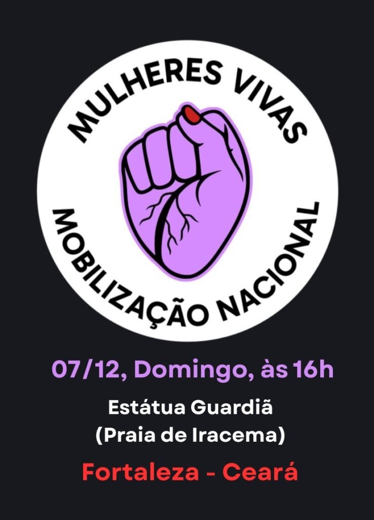 Fortaleza terá “Levante Mulheres Vivas" no próximo domingo 1 Blog do Eliomar