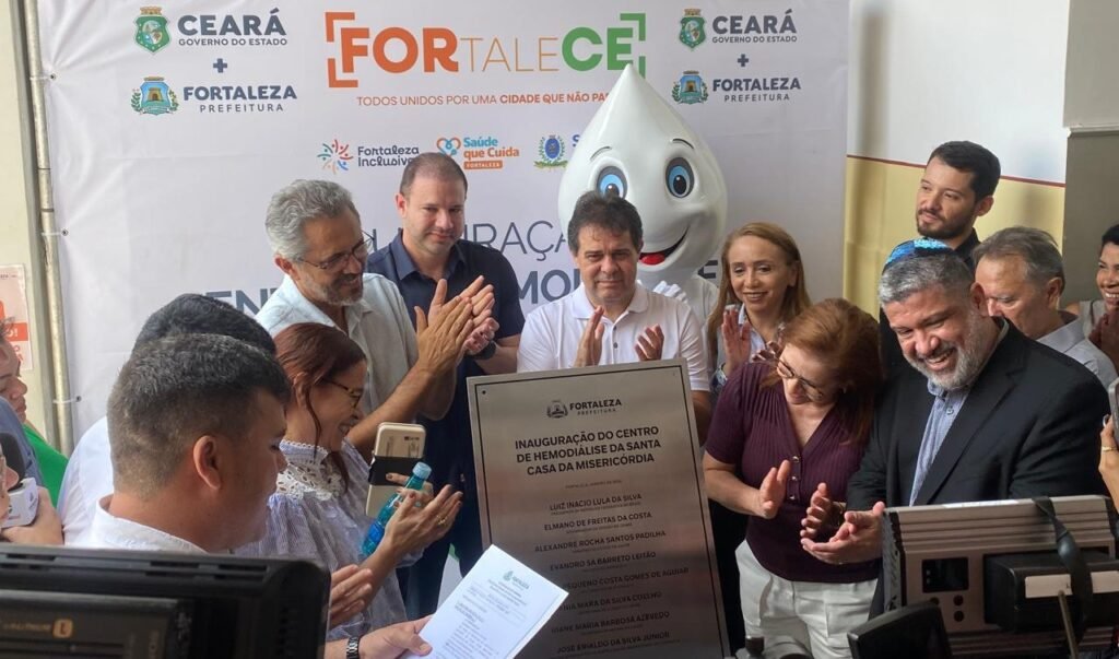 Evandro e Elmano entregam Centro de Hemodiálise da Santa Casa de Misericórdia 1 Blog do Eliomar