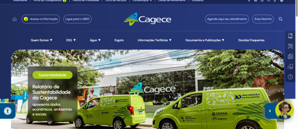 Portal da Cagece está de cara nova e com novas funcionalidades 3 Blog do Eliomar