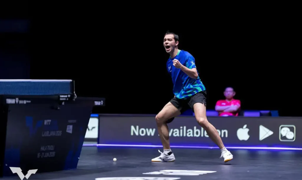 Hugo Calderano cai na final e perde chance do tri no WTT da Eslovênia 5 Blog do Eliomar