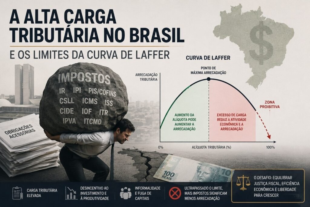 "A alta carga tributária no Brasil e os limites da Curva de Laffer" - Por Fabiano Mapurunga 1 Blog do Eliomar