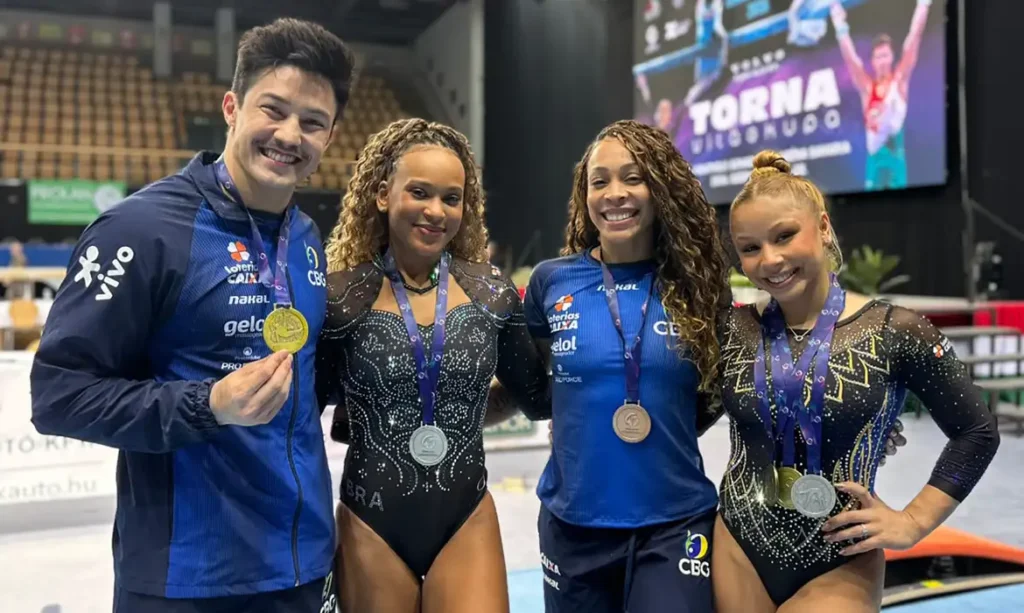Brasil fecha Copa do Mundo de ginástica com mais cinco pódios 9 Blog do Eliomar