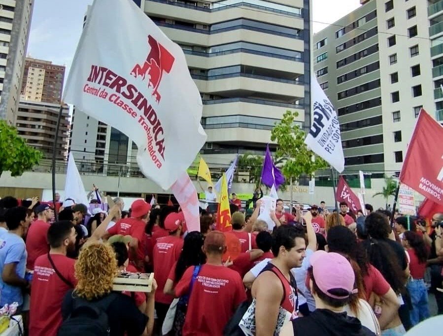 Sindicalistas realizam mobilizações em apoio a Lula em Fortaleza e Caucaia 1 Blog do Eliomar